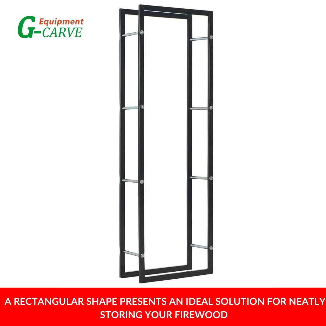 Sturdy 8FT Firewood Rack Outdoor for Store Logs Fireplace Wood Storage Indoor