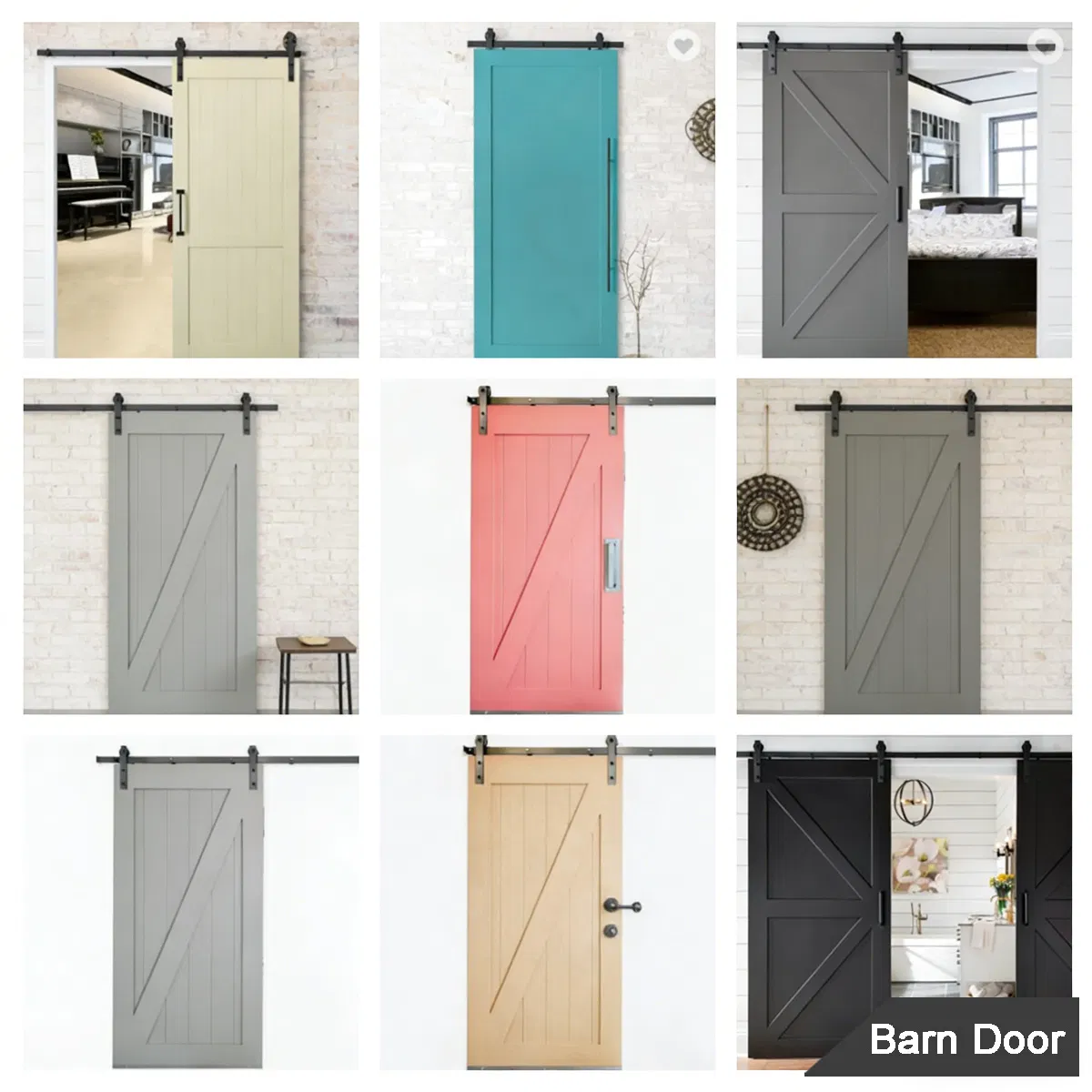 Barn Door Hot Sale Style for Australia, America, Canada and European Door Hardware System