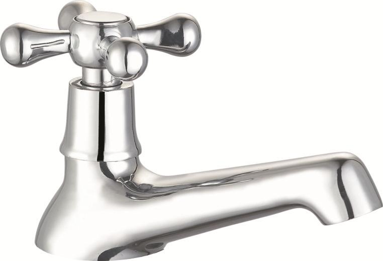 Cold Water Tap Zinc Material Bicock Basin Tap Zh-8500