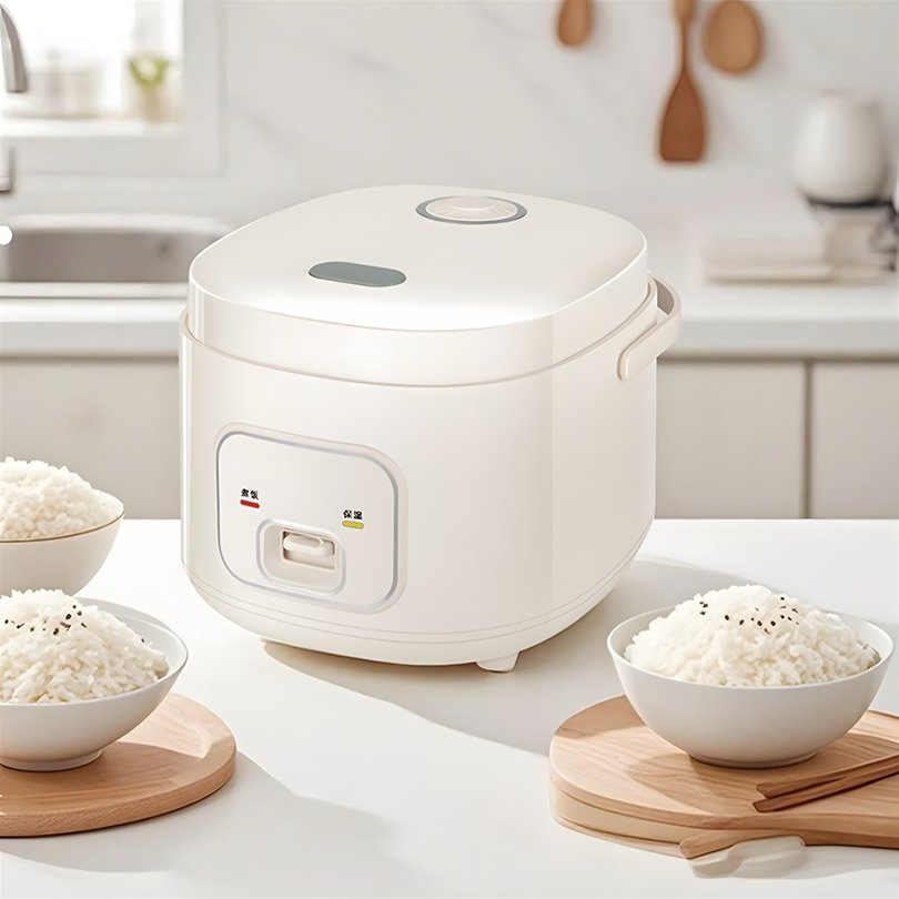 New Design OEM/ODM Low Sugar Electric Rice Cooker 2.5L Multi-Purpose Cooker with Stainless Inner Steamer & Pot Olla Arrocera