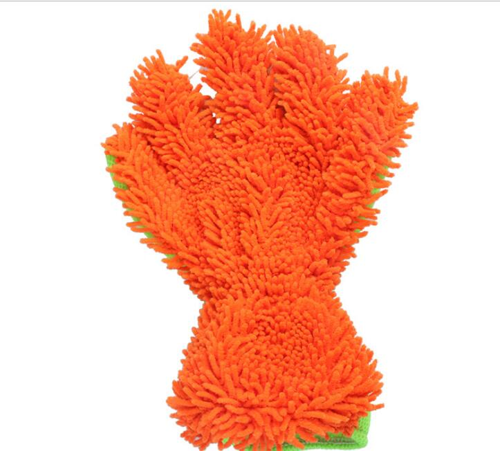 Car Wash Cleaning Gloves Wool Chenille Finger Gloves Microfiber