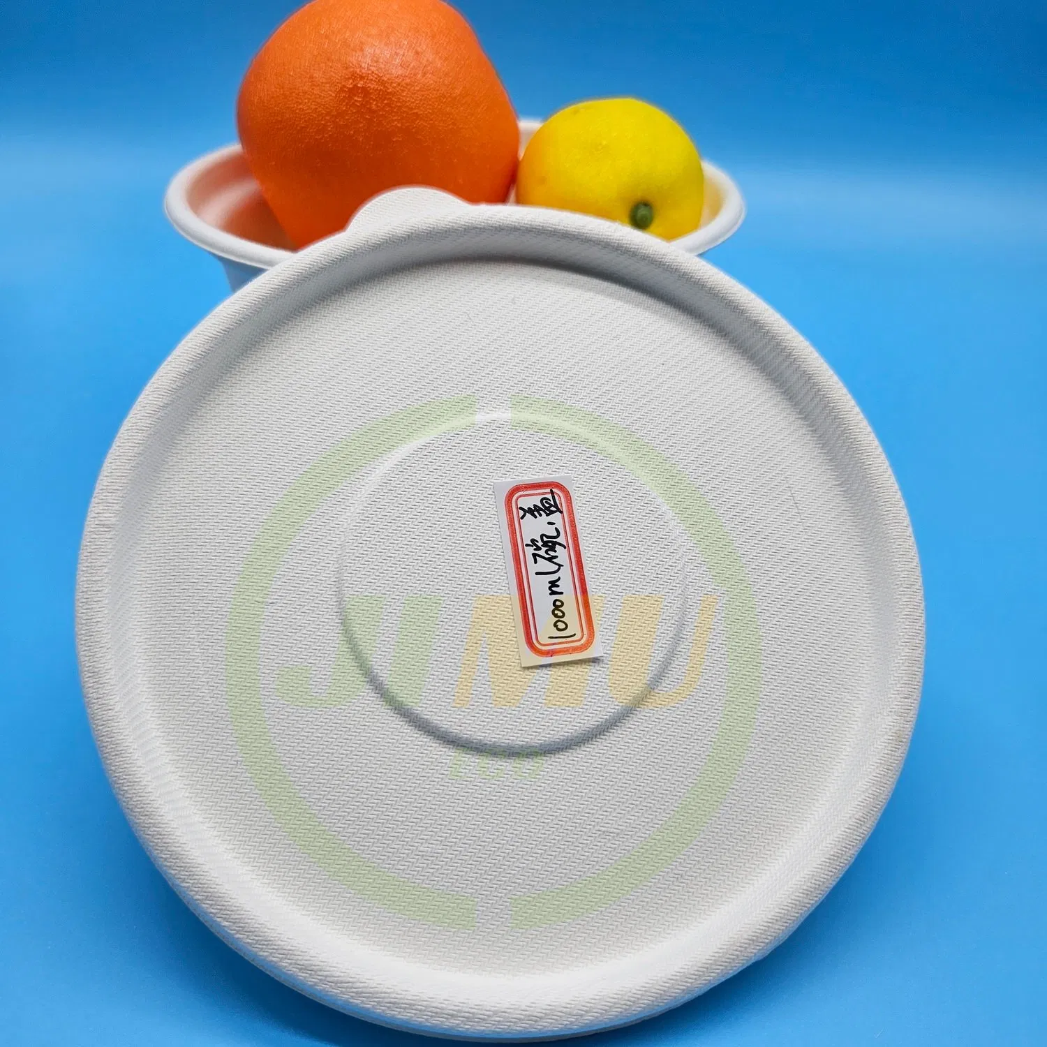 1000ml Bowl Lid a Type Lid Disposable Biodegradable Sugarcane Bagasse Tableware Eco-Friendly Food Lunch Bowl Lid