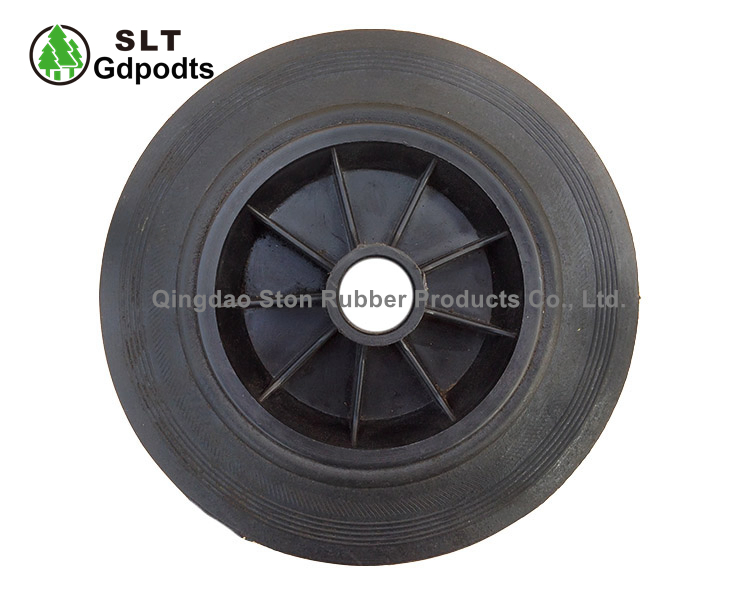 8 Inch Trash Can Wheels Flat Free Heavy Duty Wheels