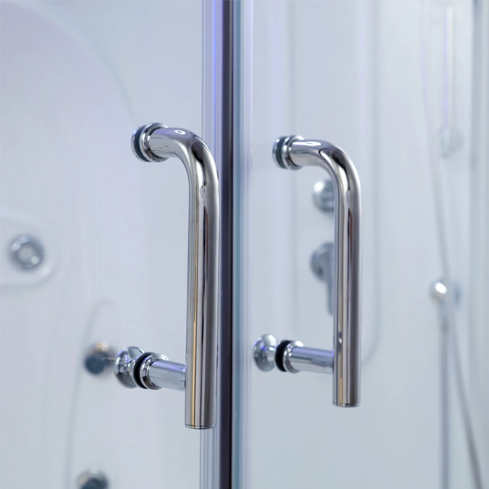 Premium Big Fan-Shaped Steamroom with Back Massage Features (QQ7707)