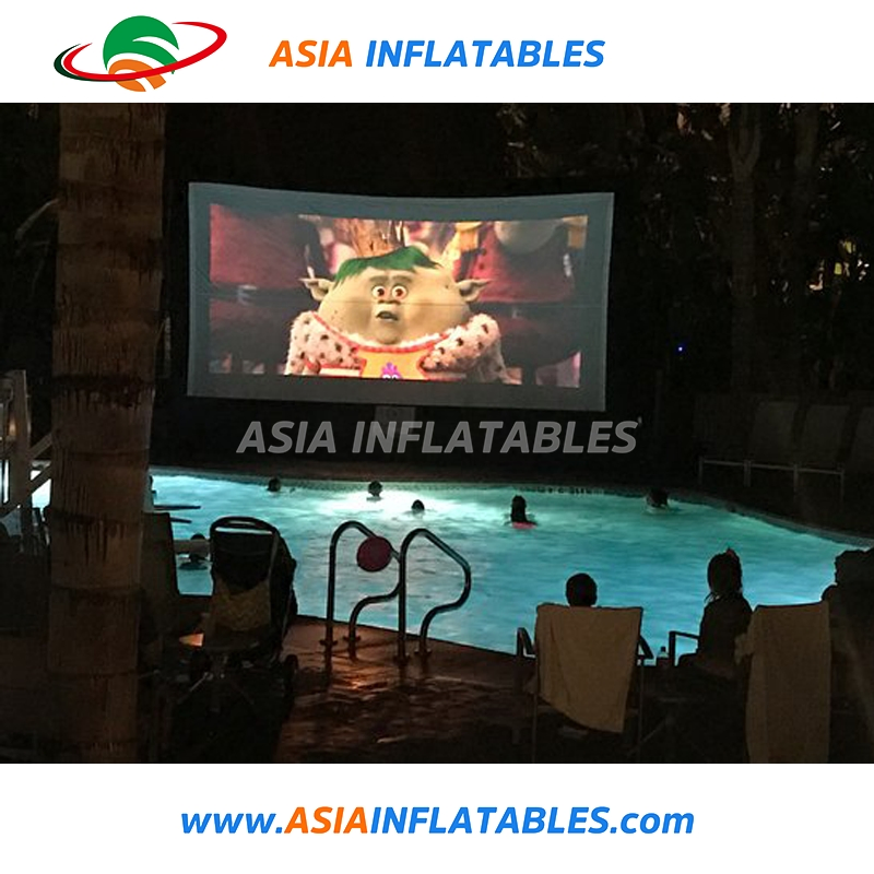 Custom Indoor Outdoor Inflatable Projection Cinema Movie Screen for Sale