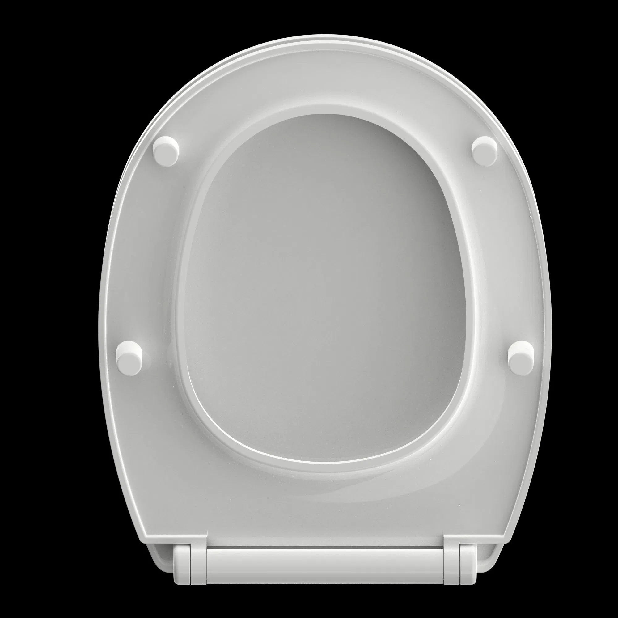 Factory Sale Large Size Toilet Lid Round Shape PP Material Toilet Seat