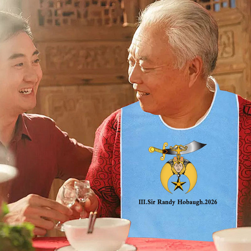 Anti-Fouling Food, Elderly Bib, Saliva Bib, Suitable for Men and Women, Eating Cloth Bib