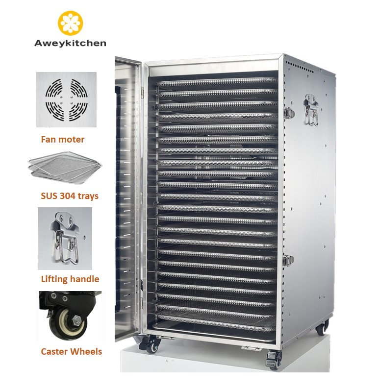 Best Jerky Biltong Maker Fruit Dehydration Food Dehydrator with 22 Trays