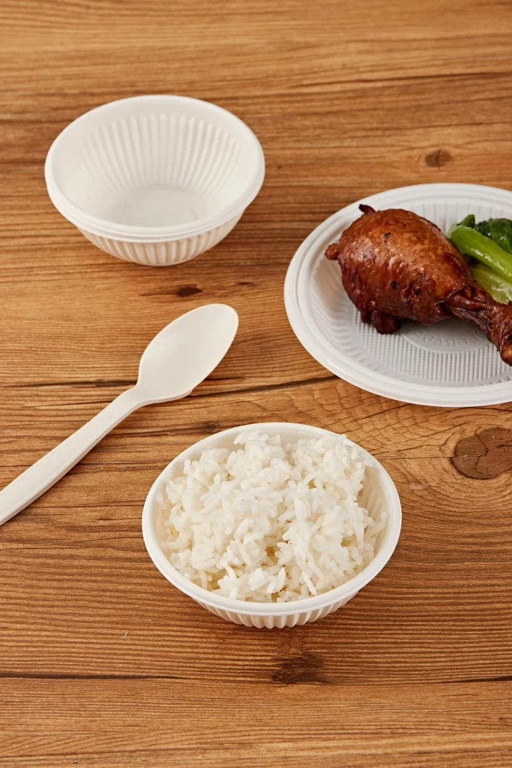 Custom Degradable Disposable Tableware Bio-Based Corn Starch Bowl