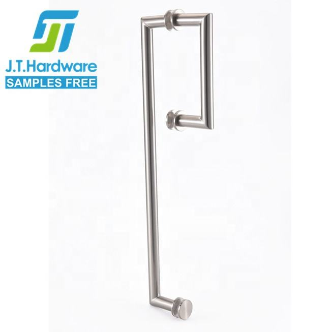 CE Round Tubing Mitered Corners Brass Combination Sets Pull Handle Towel Bar