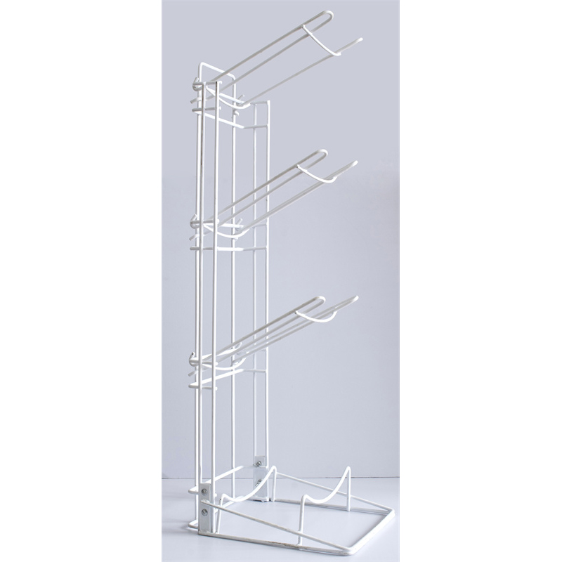 4-Layer Adjustable Metal Cradle for Bottled Water Storage