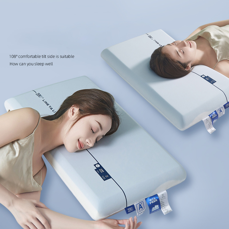 Factory Direct Sale Healthy Sleep Zero Pressure Memory Slow Rebound Bread Shaped Cervical Cushion Pillows Interior to Relieve Stress in Hotel Home