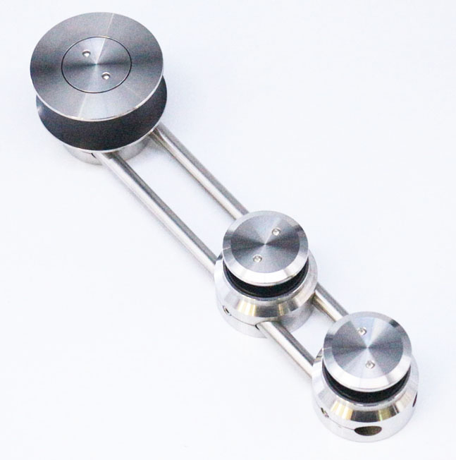Stainless Steel Sliding Door Hardware Double Hanging Wheels