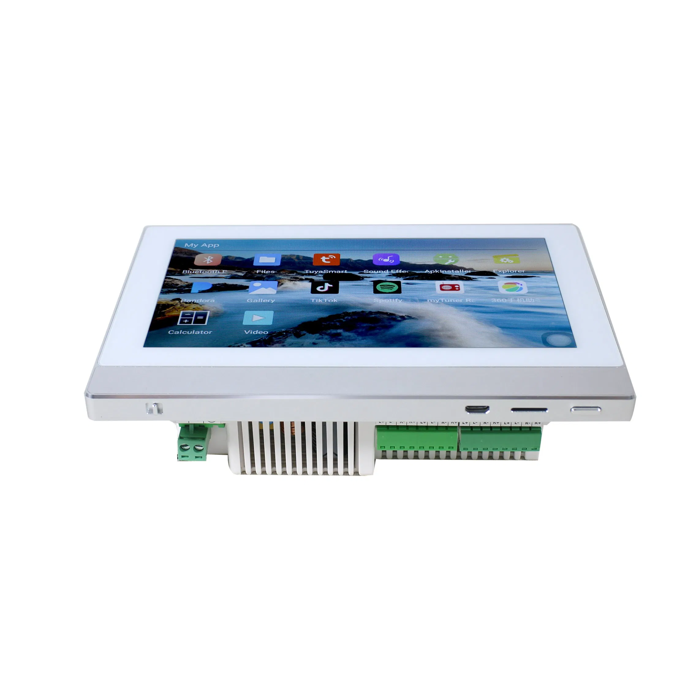 7 Inch Touch Screen Wireless 8 Channel WiFi/Blue-Tooth/USB Wall Amplifier for Home Stereo Sound System