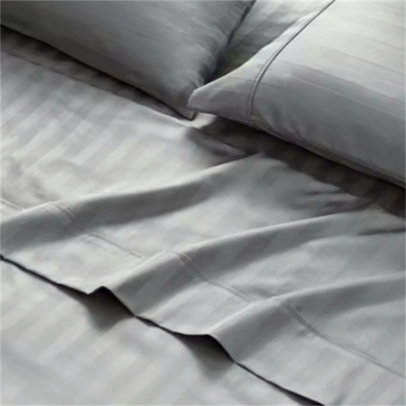 Queen Sheet Set 4 Piece, Breathable Bedding Sheets & Pillowcases, Grey