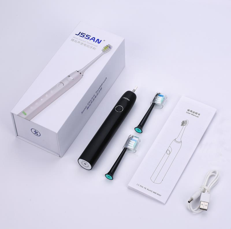 New Sytle Fashion New Year Gift Wireless Rechargeable D7 Sonic Toothbrush Electric for Adult 5 Mode
