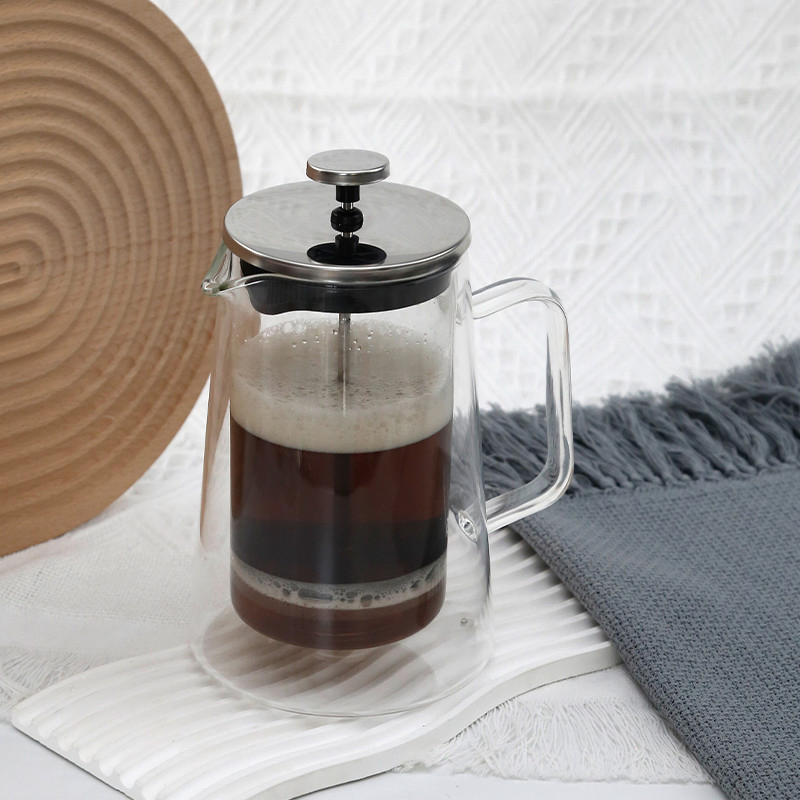 Френч-пресс из жаропрочного боросиликатного стекла