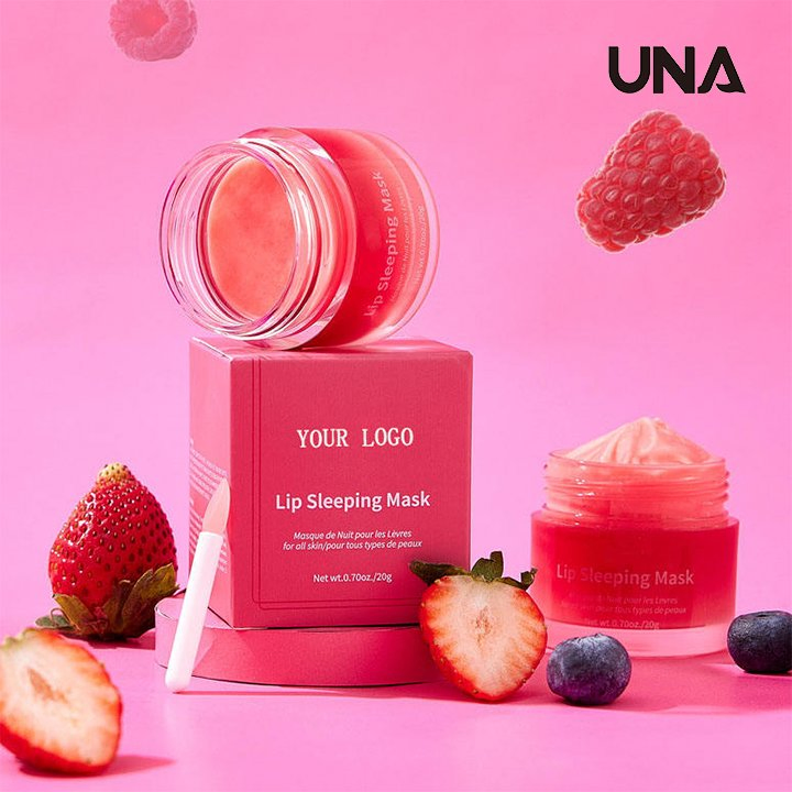 Private Label Daily Use Adults Lip Sleeping Mask Anti-Crack Moisturizing Cream Organic Vegan Ingredients Vitamin C for Woman