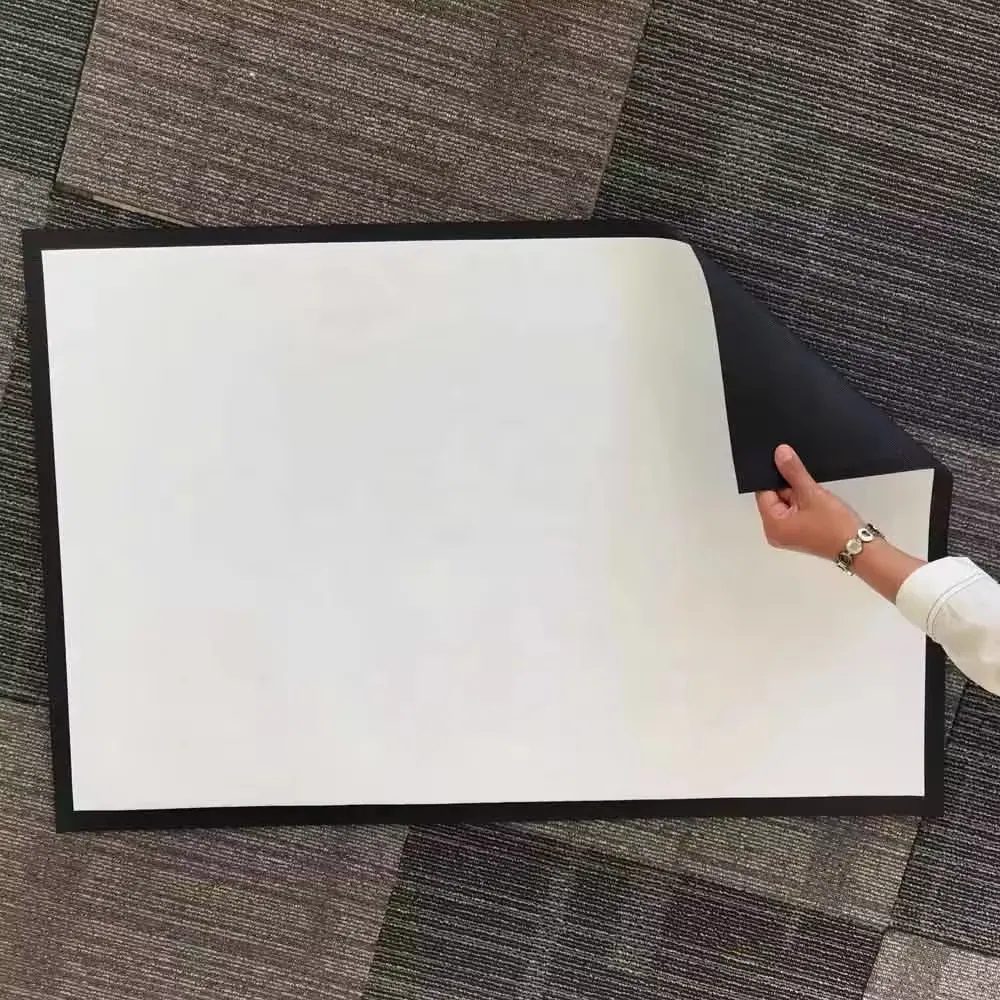 Wholesale DIY Empty Blank Plain White Nitrile Rubber Door Mat