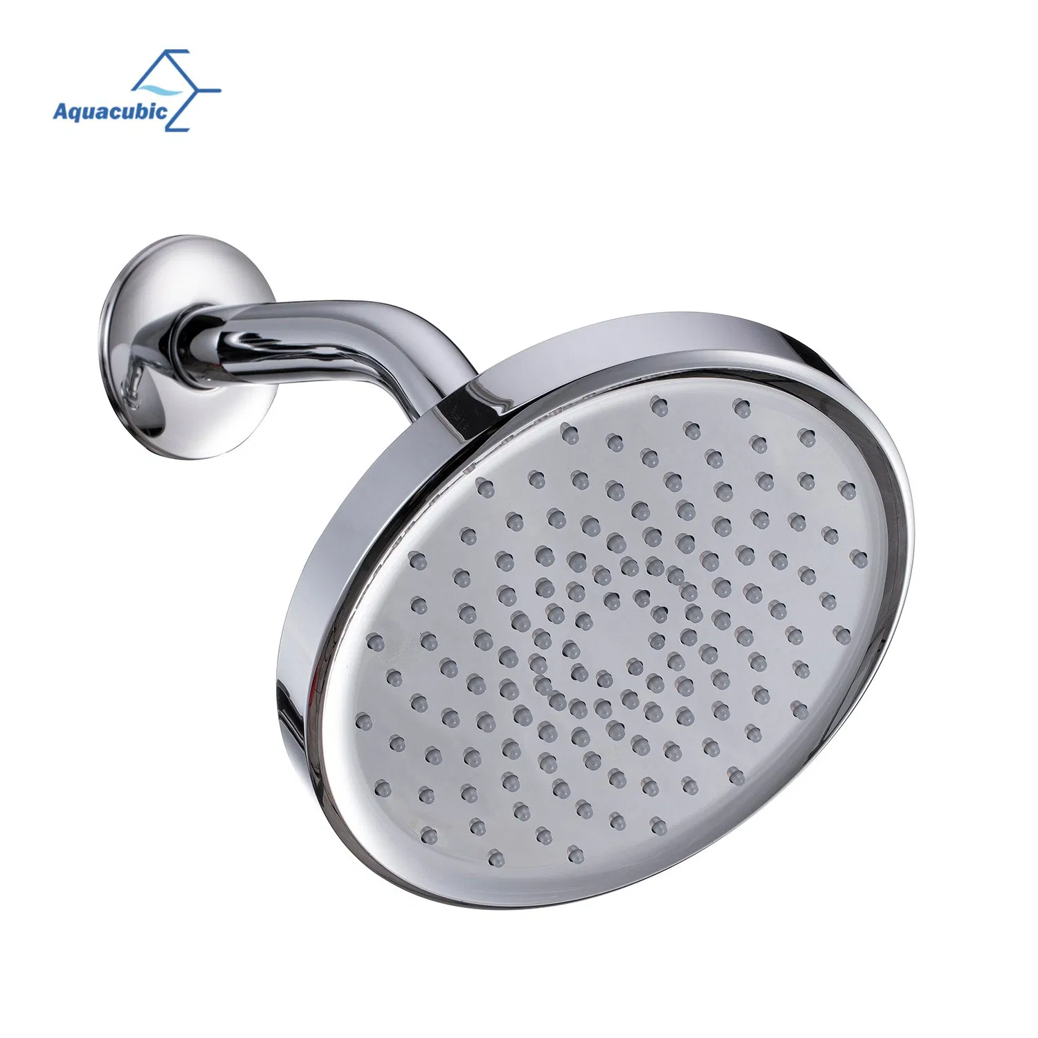 Aquacubic Cupc 6" Bathroom Stainless Steel Overhead Rain Shower Head Brushed Nickel