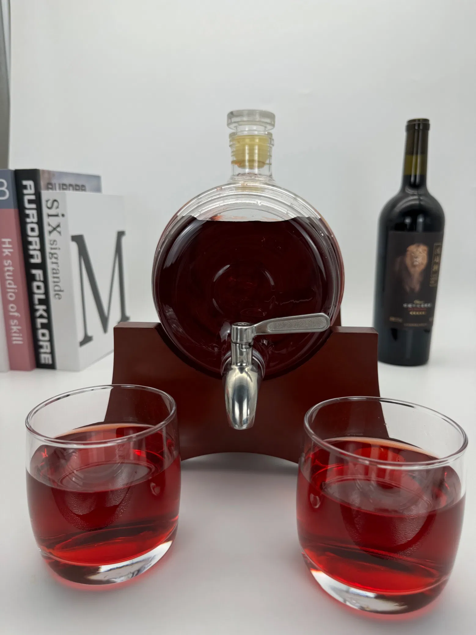 High Borosilicate Glass Wine Decanter with Gd--032 Model
