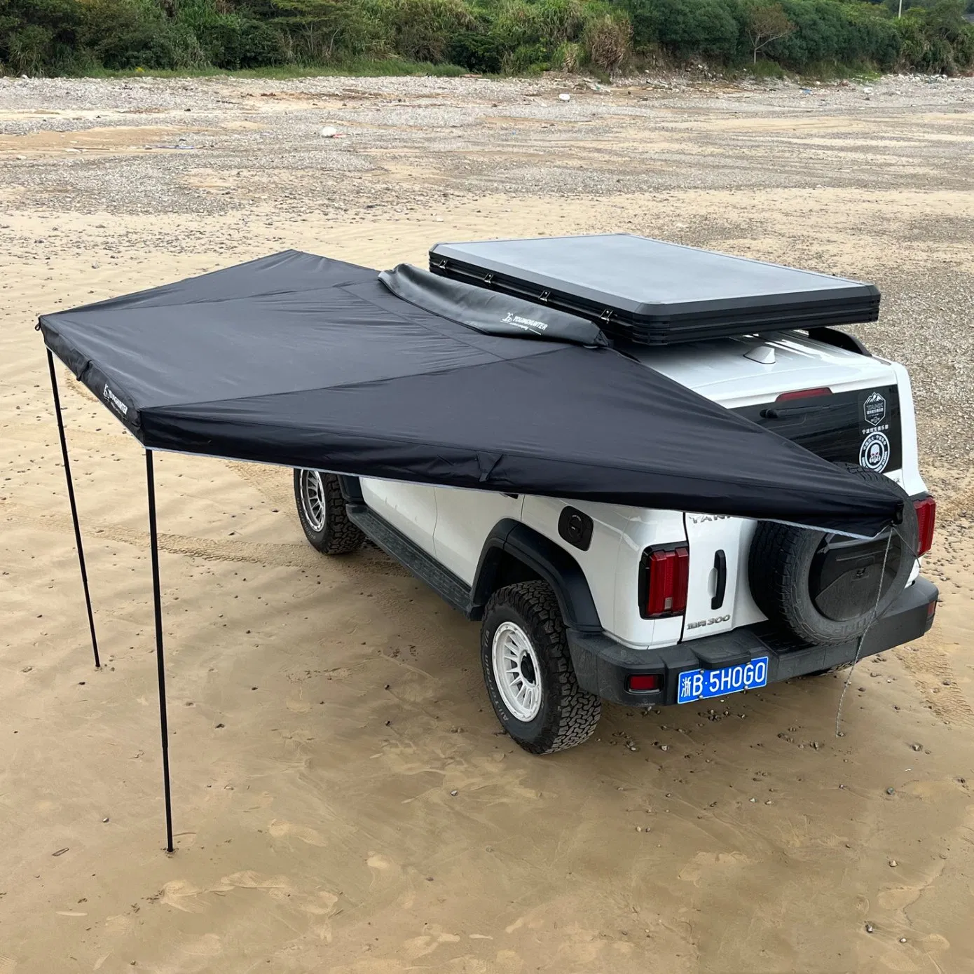 180 Degree Freestanding Cover Conditions Overland Vehicle Camping Car Side Awning