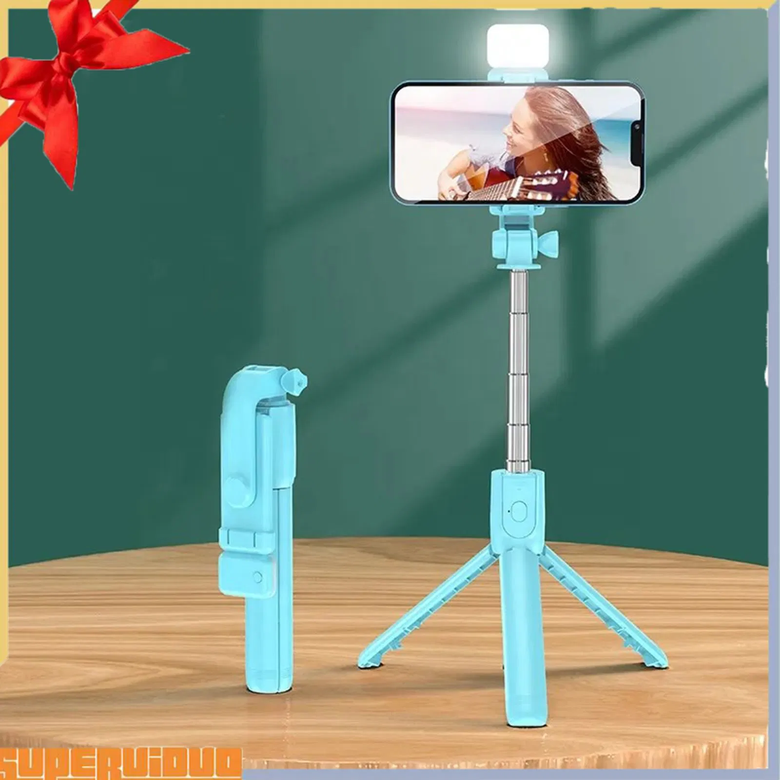 Гибкий монопод для телефона с 360° держателем