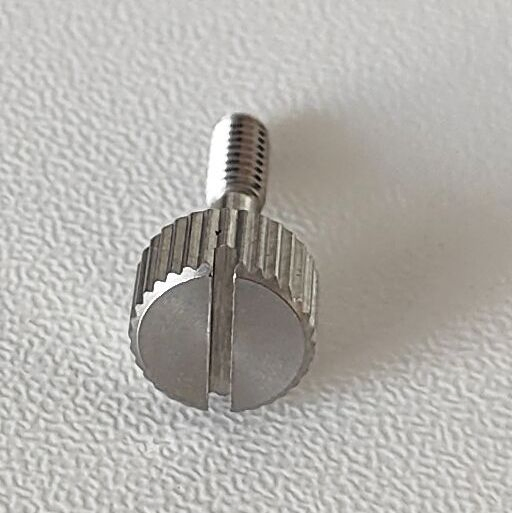 GB 835, M4 Ss Slotted Cylindrical/Cap Head Knurled Thumb Screws/Captive Screws