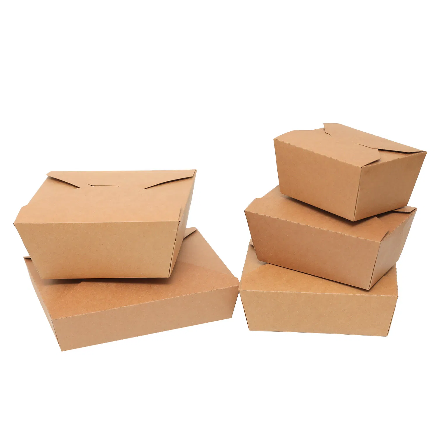 Factory Direct Price Food Packaging Paper Lunch Box for Fast Food