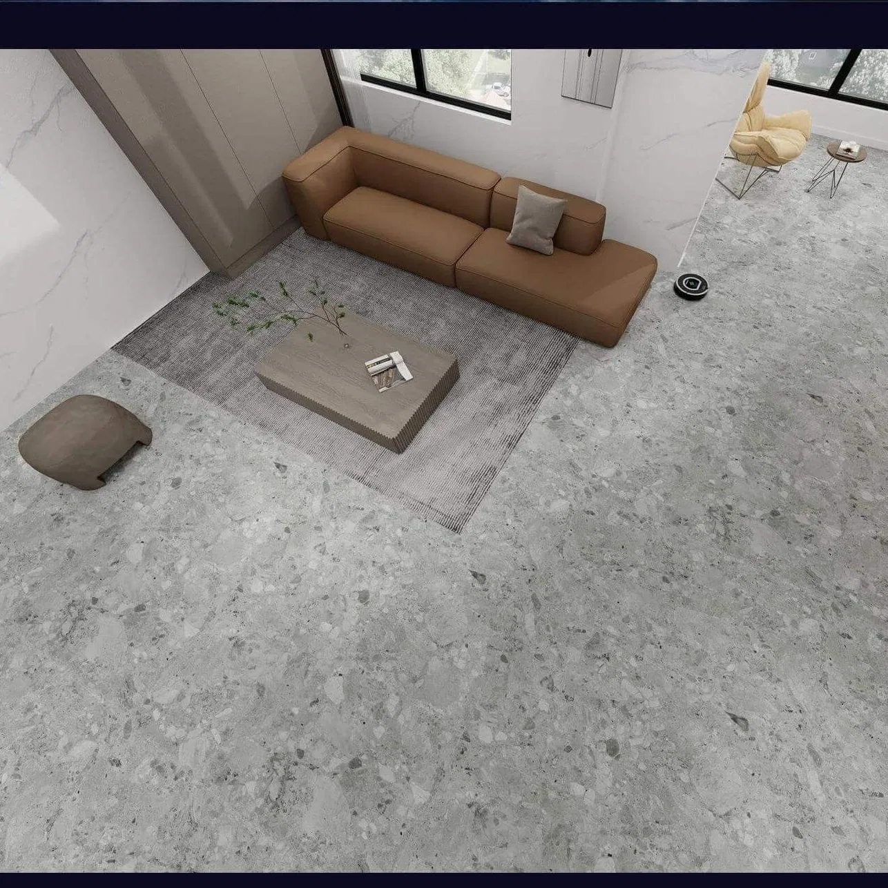 Marble Porcelain Matt Tiles 900*1800mm Flooring Wall Tiles Building Material for Staircase Risers