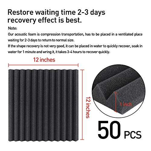 Easy to Installation Acoustic Panels Wall Studio Record Acoustic Foam