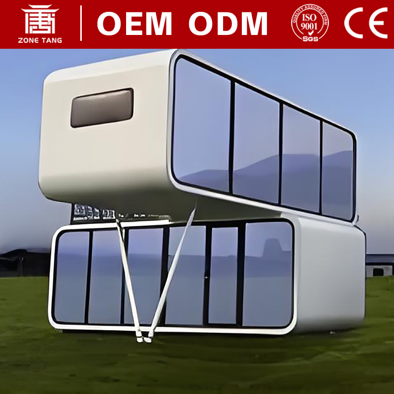Durable Customize Color Pre Built Homes Container Capsule House