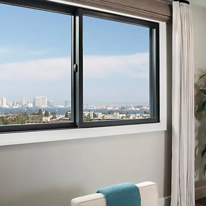 Thermal Insulation Glass Double-Layer Aluminium Sliding Windows for Villa