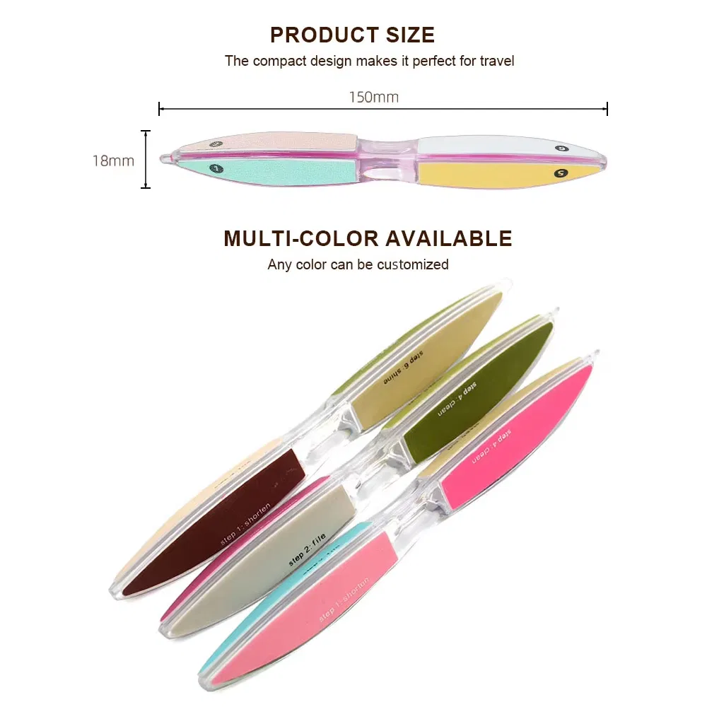 4 Sides Shine Nail Buffer for Nails Art Care Manicure File Tools
