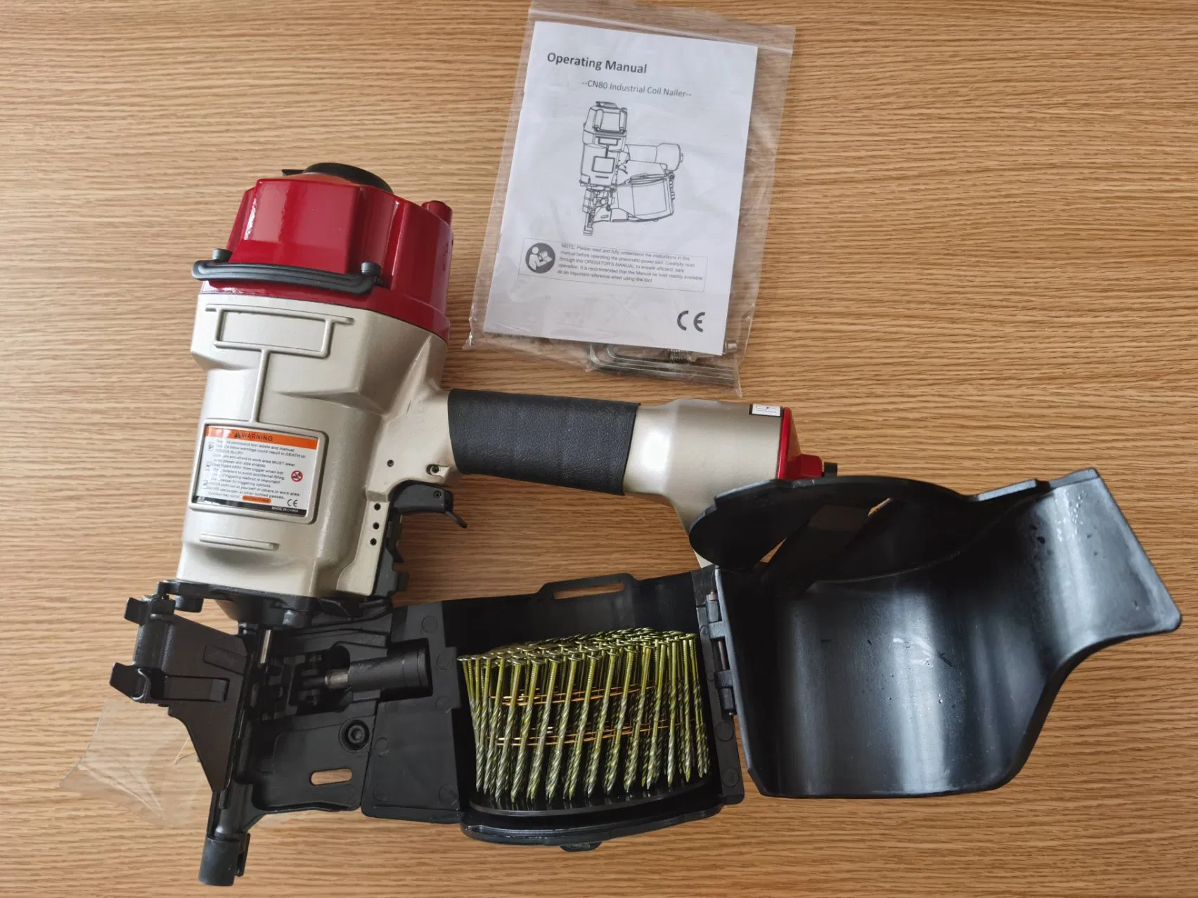 Пневматический гвоздезабивной пистолет CN80 для поддонов