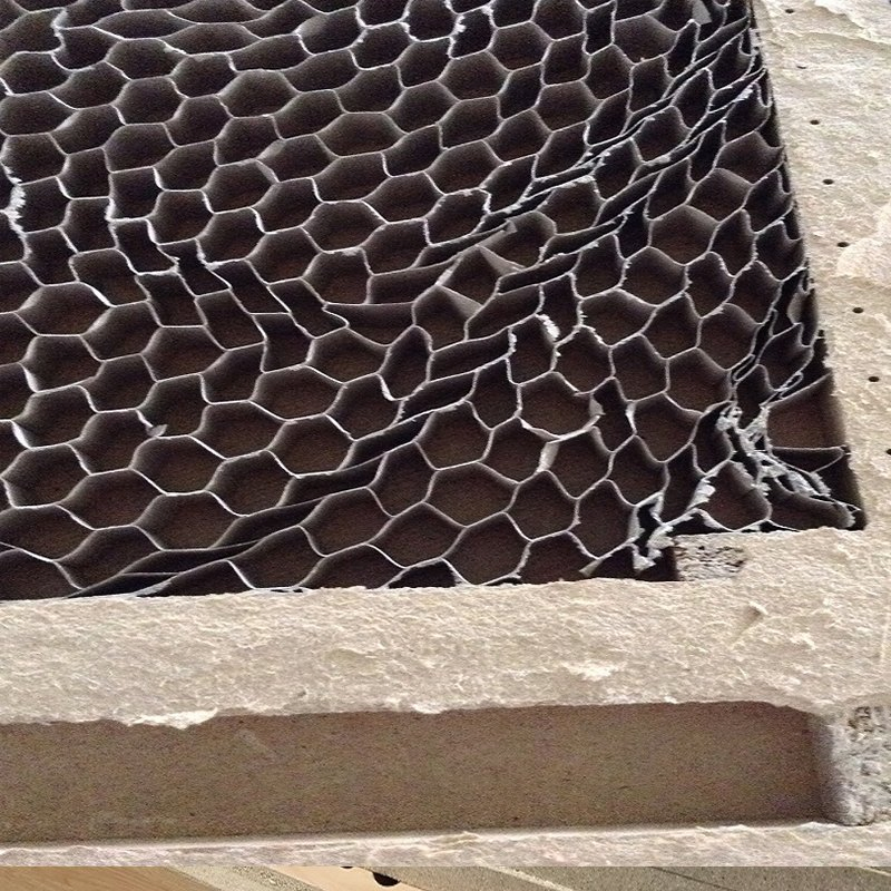 Fill The Gap Inside The Door with Honeycomb Paper Core