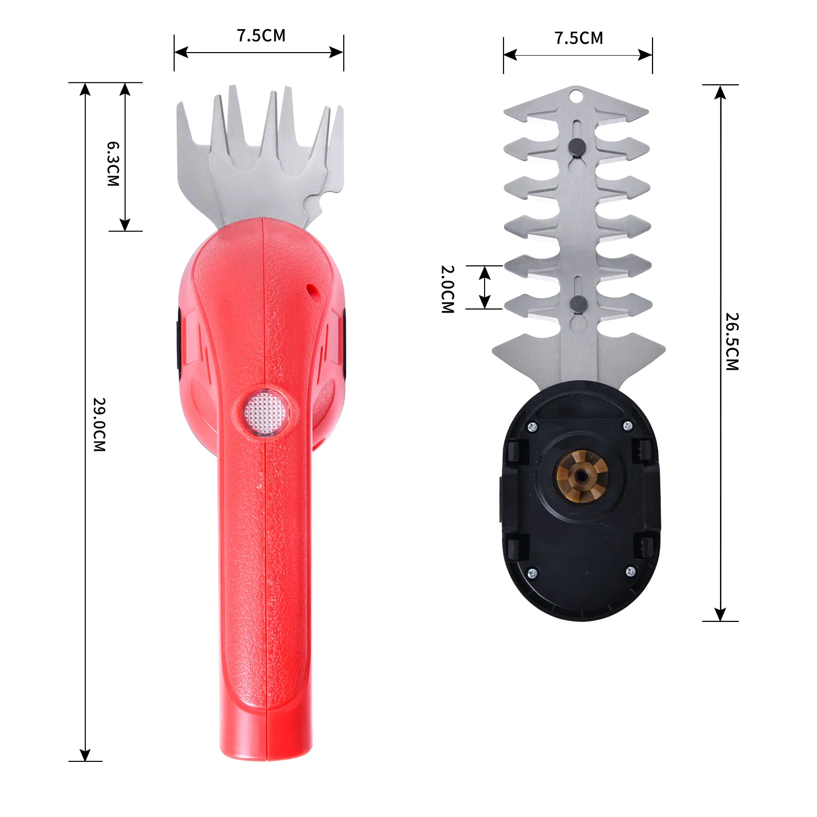 Customized Electric Cordless 3.6V 2-in-1 Grass Shear and Hedge Trimmer Portable Grass Cutter Lawn Shear Shrub Trimmer for Garden