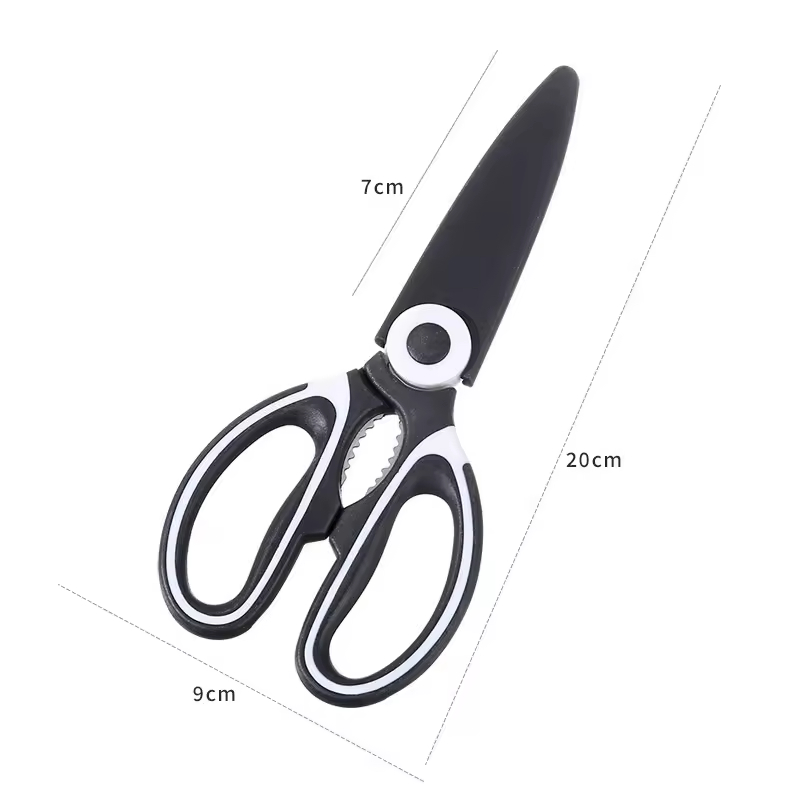 Multi-Functional Large Stainless Steel Kitchen Special Fish Cutting Strong Scissors