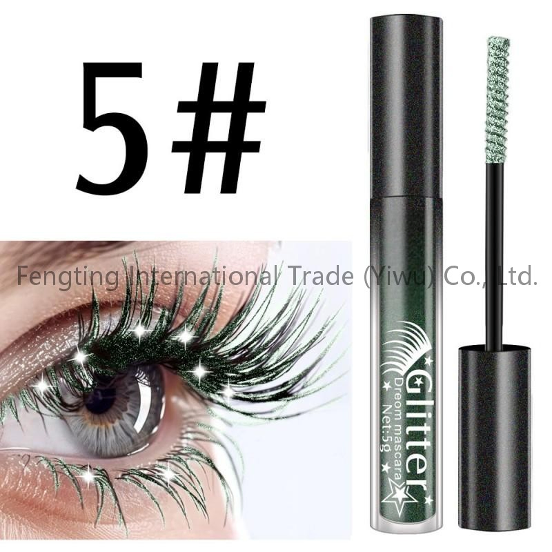 Popular Colorful Glitter Mascara Private Label Colorful Mascara OEM Custom Logo Fiber Mascara