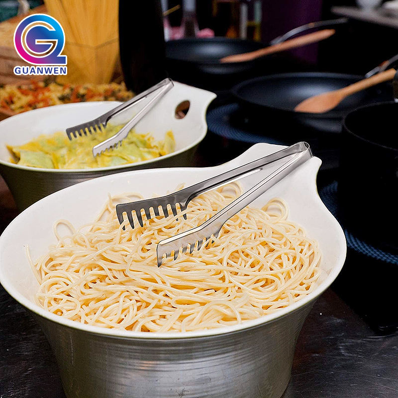 12inch Buffet Tongs Stainless Steel Barbecue Tongs Kitchen Tongs