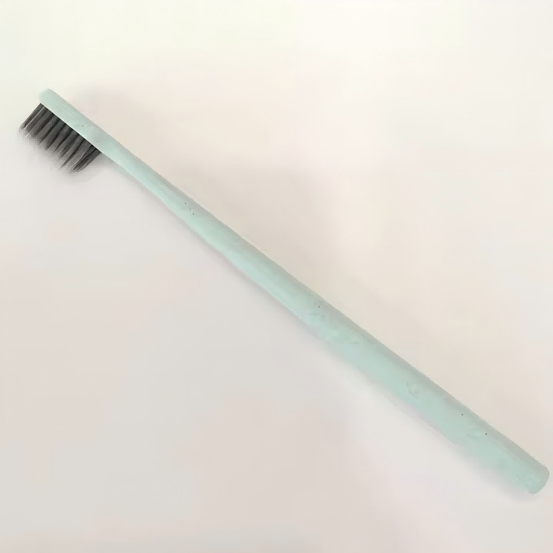 Eco-Friendly Wheat Straw Toothbrush Bamboo Charcoal Soft Hair Travel Toothbrush