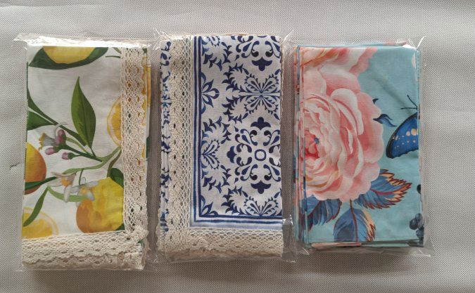 Custom Digital Printed Square Tea Towel Napkin Used for Table and Kitchen