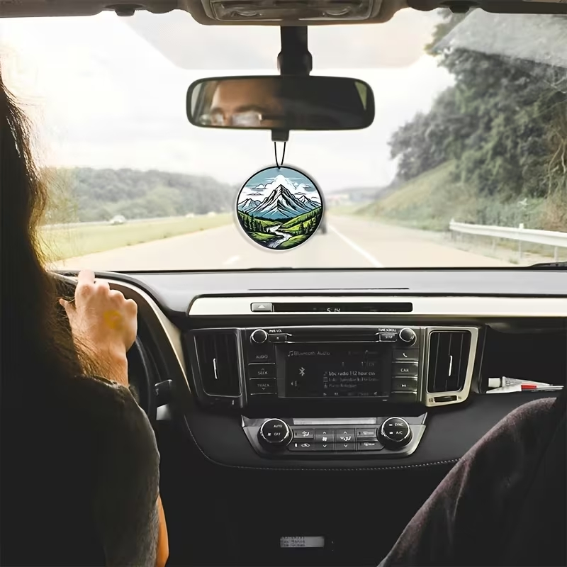 Promotional Gifts Customized Logo Paper Hanging Car Air Fragrance Cards Air Freshener Long Lasting Scents