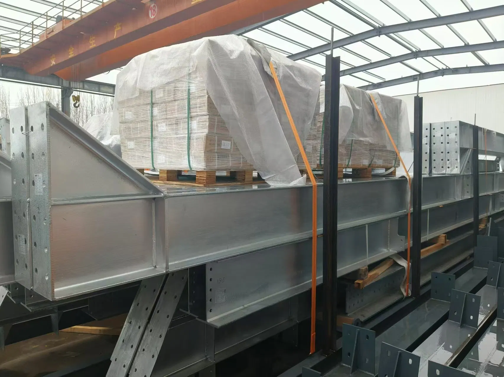 Aerial Steel Structure Corridor/Angle Steel Truss Constructions/High Strength-to-Weight Ratio