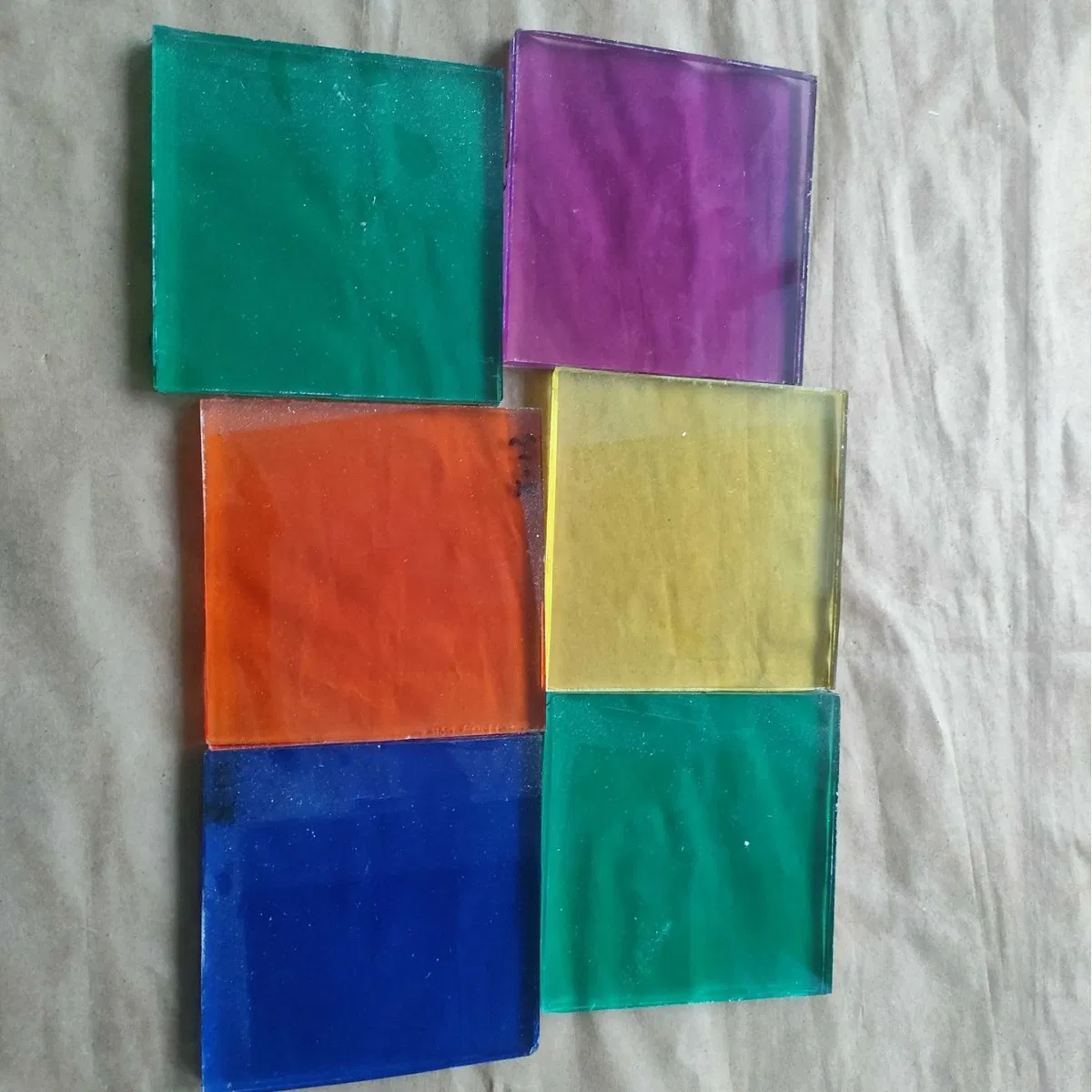 Custom 4mm-25mm Large Size Colored / Tinted / Building Glass / Stained Window Glass for Decoration