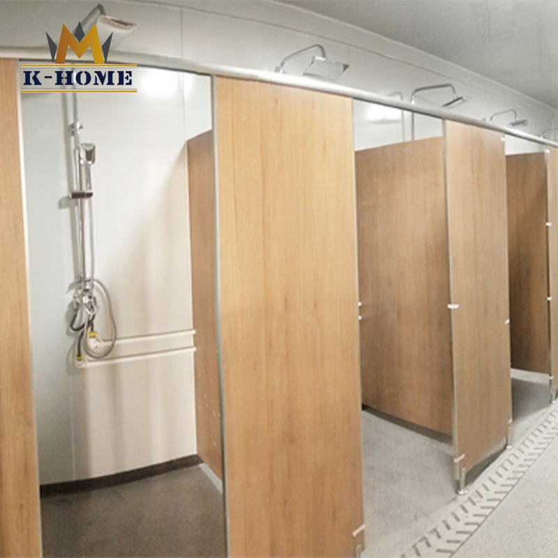 Prefabricated Public Mobile Portable Modular Container Ablution Block Units Restroom Facilities Construction Site Toilet Supplier