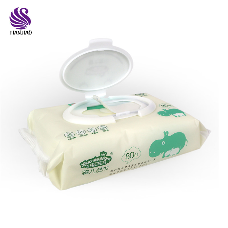 Sample Provided Baby Unscented Wipes Made of Non-Woven