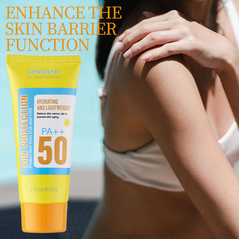 Factory Price SPF50 Hydrating Lightweight Sunscreen Cream