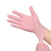 Disposable Pink Nitrile Gloves, Powder-Free