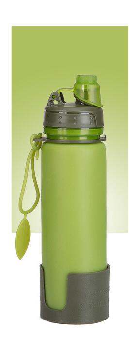 Складная силиконовая бутылка для воды Portable EZ16184